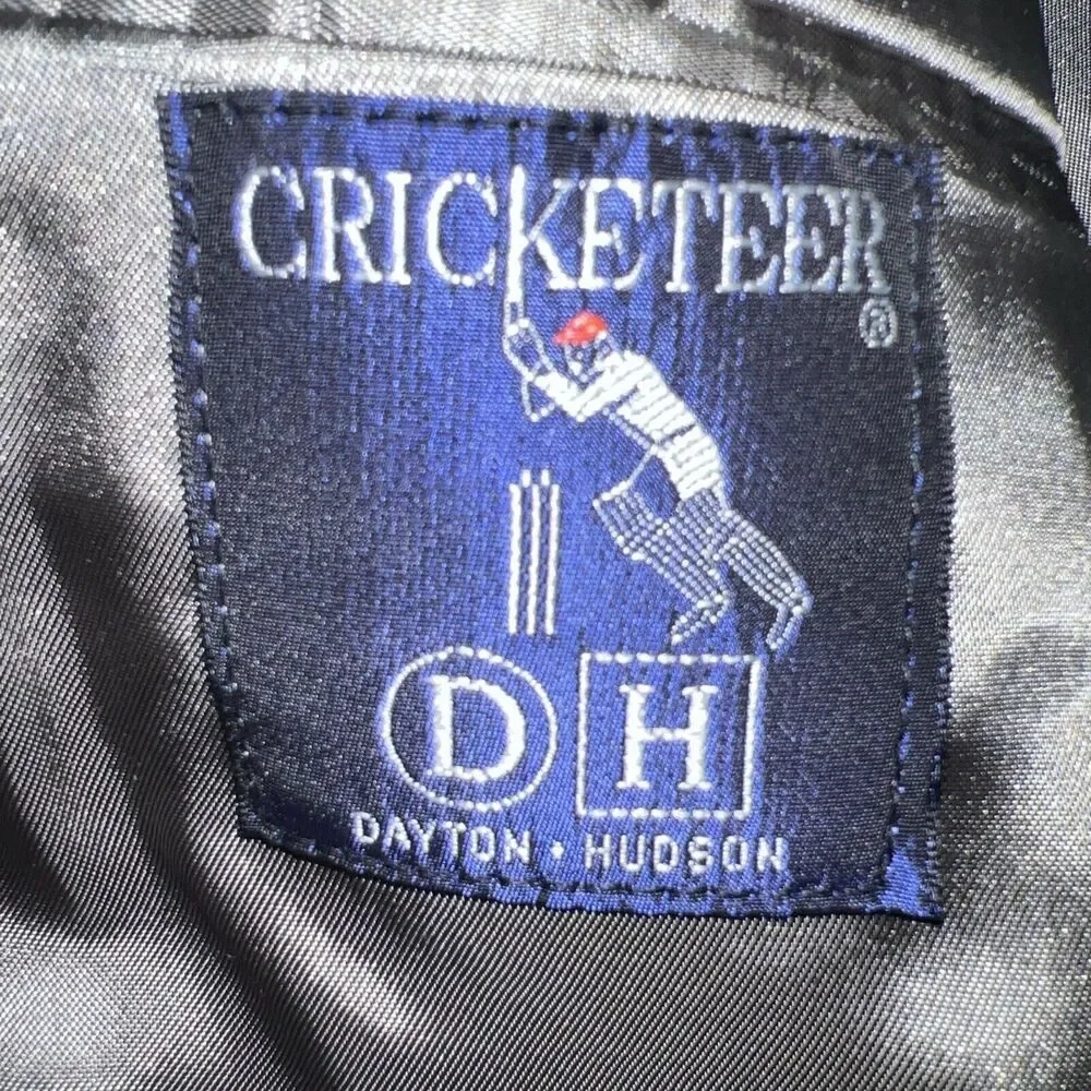 Cricketeer Dayton Hudson Vintage Blazer Jacket Union Made in USA 44R Wool